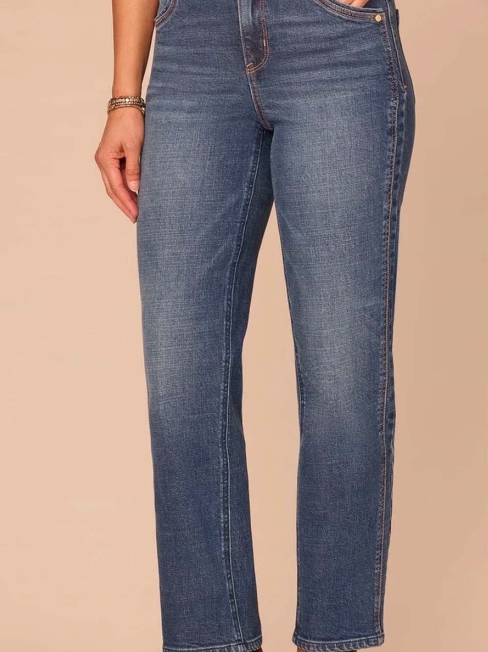 Democracy high waisted ab solution jeans. Straight leg. Size 16